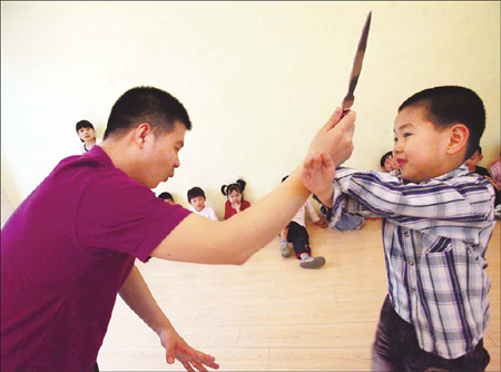 Kids go kungfu fighting to parry nationwide fear