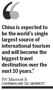 Marriott to double hotels in China