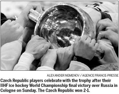 Czechs dethrone Russia