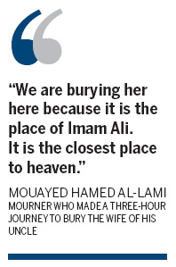 Najaf cemetery witness to Iraq's tragic history