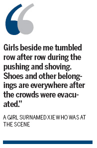Concert ends in melee due to surging crowds