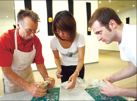 french artist lifts veil on a world mask making french artist lifts veil on a world mask making