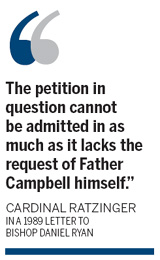 Future pope said 'no' to defrocking