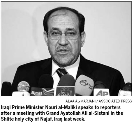 Contenders vie for say in Iraq govt