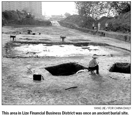 Ancient burial site unearthed during construction dig