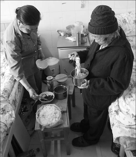 Hospital houses elderly