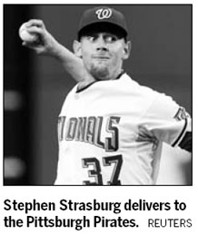 Phenom! Strasburg strikes out 14 in debut