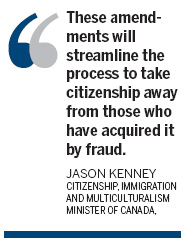 Canada introduces measures to combat citizenship fraud