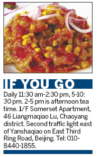 Geared to expat palate