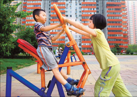 Playground gear teetering on brink, parents complain