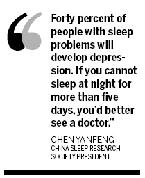 Sleeping problems on the rise