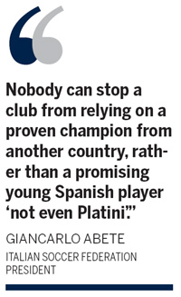 Europe's rich clubs blamed for woes