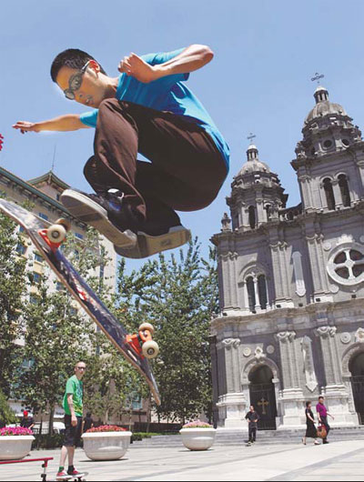 Rider recalls memories of when skateboarding rolled into Beijing