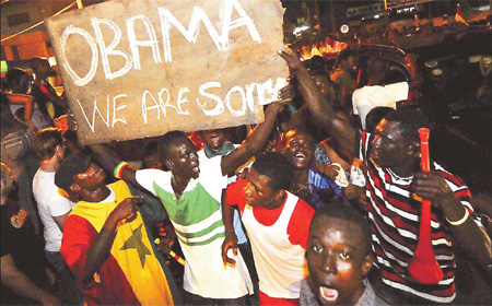 Ghanaians savor historic win