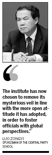 Institute removes its veil of mystery