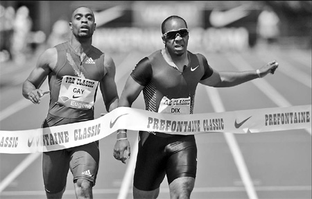 Gay succumbs to Dix in 200m