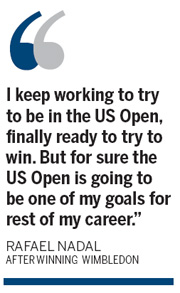 Nadal to party and fish before targeting US Open