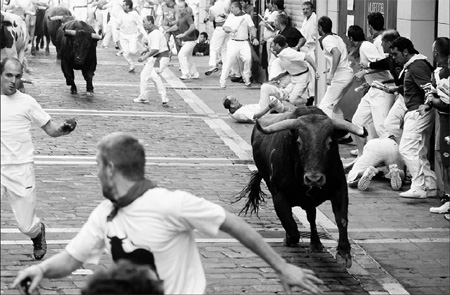Running with bulls 'overwhelming'