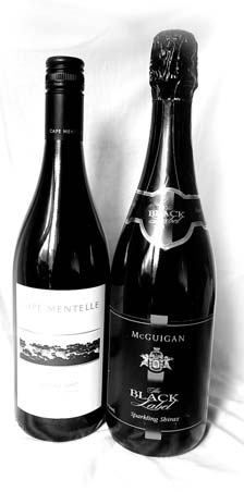 Cheers! It's a sparkling Shiraz
