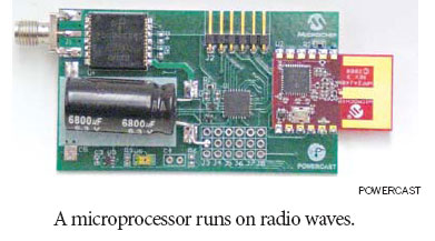 Using radio wavesas a power source