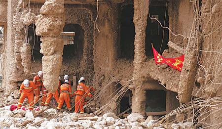 Rescue, relief work under way