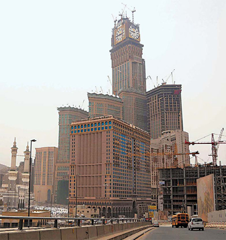 Clock set to 'Mecca Time'