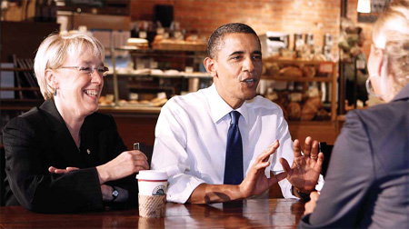 Economy hurts Obama