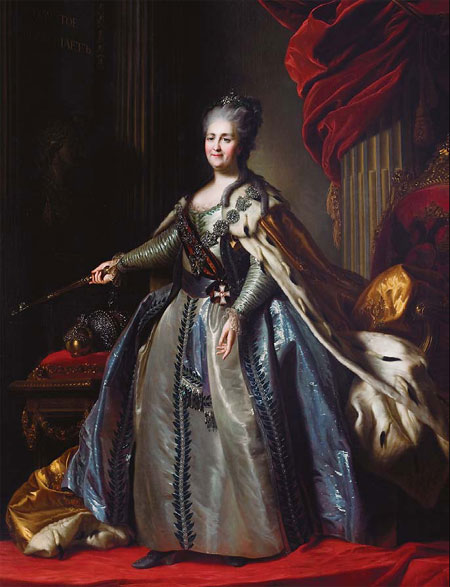 Catherine's great collection of art