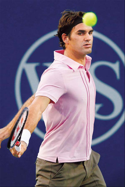 Federer ready to roll