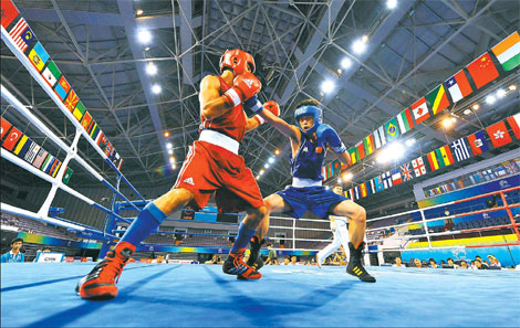 Facing off in the spirit of sports spirit