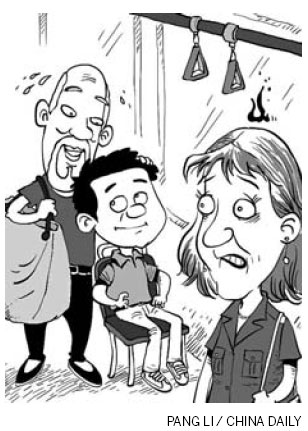 Too shy to be polite or just a question of manne