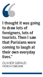 'Rude' Parisians enjoy comedian's teasing, jokes