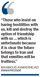Iran leader says future belongs to his country