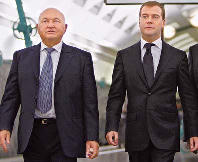 Moscow mayor is shown the door