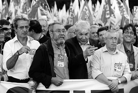 Economic protestors rally across Europe