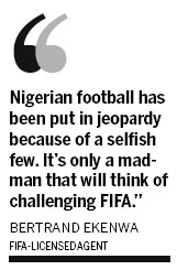 Nigeria fumes over FIFA suspension