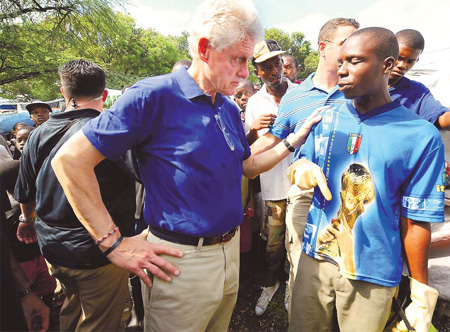Bill Clinton to Haiti: aidassistance will arrive soon