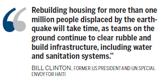 Bill Clinton to Haiti: aidassistance will arrive soon