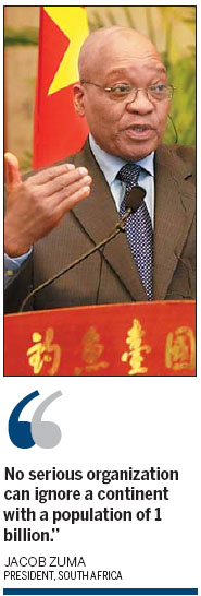 S. Africa lobbies G20
