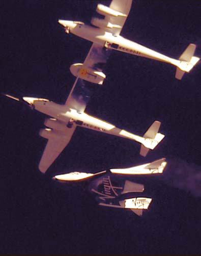 Private spaceship makes its first solo glide flight