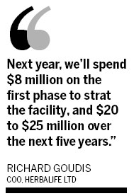 Herbalife to launch Hunan extraction plant