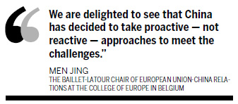 Beijing to face global risks 'proactively'