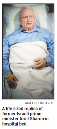 Sculpture of Israeli leader stirs emotion