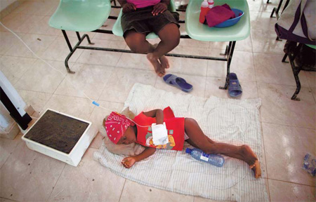 Cholera spreads over Haiti