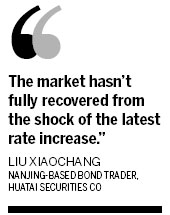 Bank bonds hit after rate 'shock'