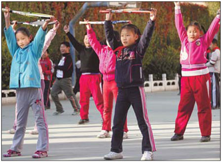 China exercise children obesity diabetes America USA