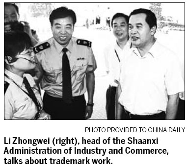 Shaanxi trademarks shift into high gear