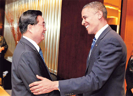 Hu, Obama set tone for G20