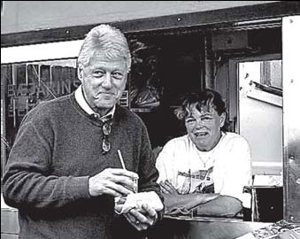 Fortune follows where Clinton eats