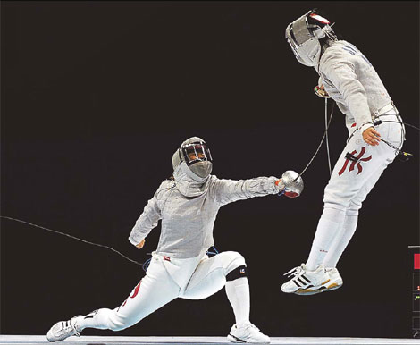 Au's surprise silver fires up HK fencing